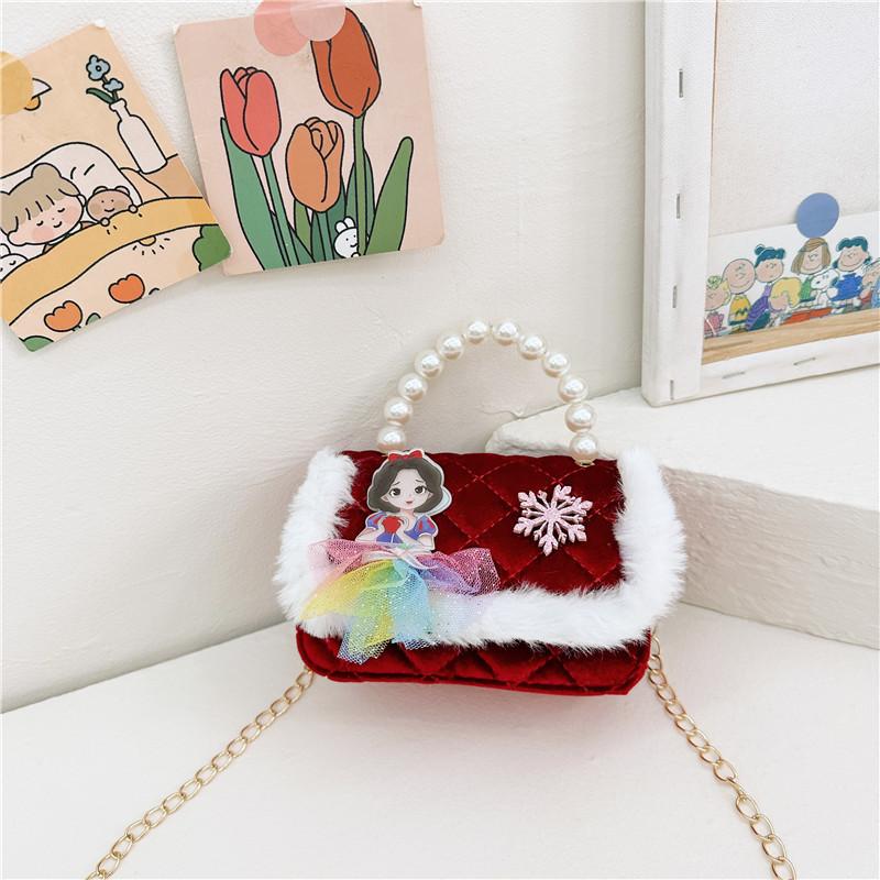 Knot Stylish Butterfly Girls Handbag Pearl Shoulder Bag For Children With Cute Design