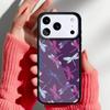 Цветочный Радужный Чехол-Накладка с Стрекозой для iPhone 17 16 15 14 13 Pro Max Задняя Крышка для 12 11 Pro Coque