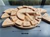 Детская Монтессори игрушка Деревянный Магнитный Календарь Деревянные Часы Математика Метеостанция Раннее Обучение Образовательный Подарок