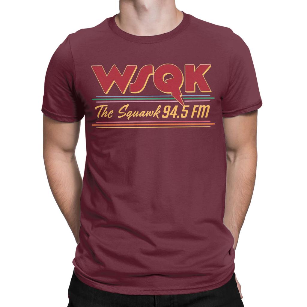 Unisexs TShirt Wsqk The Squawk Funny Pure Cotton Tees Short Sleeve Dustin Henderson T Shirt Crew Neck Tops Birthday Gift