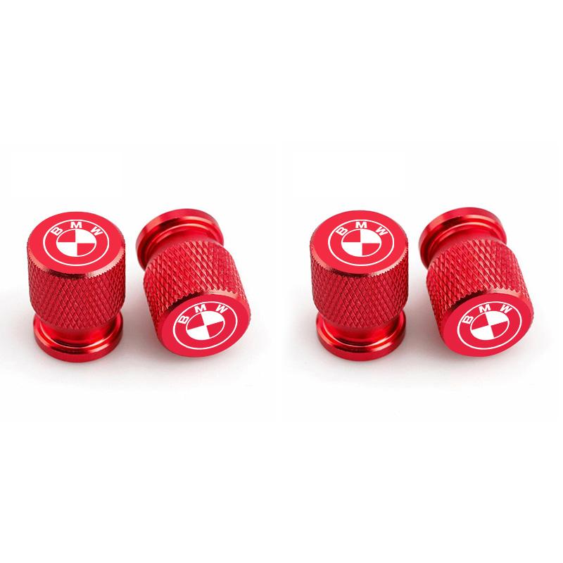 4Pcs Aluminum Car Wheel Valve Caps Tire Stem Dustproof Cover for BMW M Sports E36 E39 E46 E60 E90 E90 F10 F30 G20 G21 G30 F15 X5 DF7