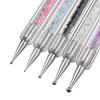 5 Pcs/set Nail  Art  Pen  Set Double-head Point Drilling Pen Drawing Line Pen Nail Art Brush Set