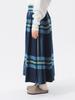 Beams Boy Women's Big Tartan Skirt, Navy 2