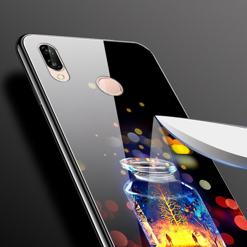 Чехол для Huawei P30 Lite P30 P20Pro Lite Закаленное Стекло Жесткая Задняя Крышка Для Huawei P20 Pro Чехол для Телефона Fundas Capa P30 Pro P20Pro