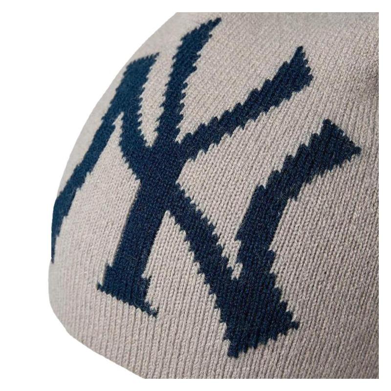 New Era Team logo, acrylic, woolen hat, same style for men and women, gray 14670131