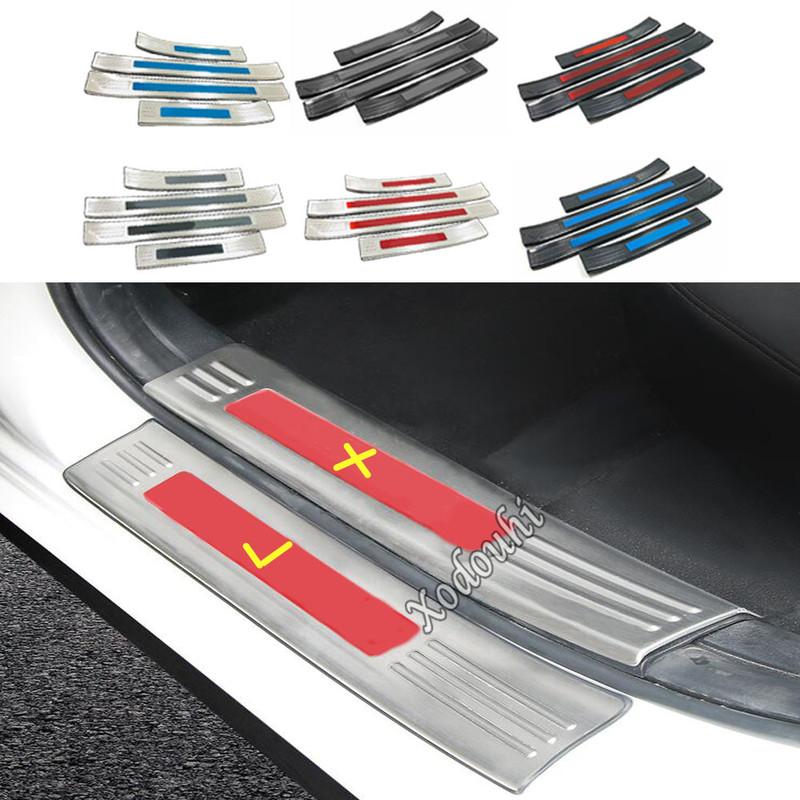For Mazda 3 Mazda3 Axela M3 Car Stick Stainless Steel Pedal Door Sill Scuff Plate Cover Outside Threshold