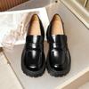 Натуральная кожаная обувь на плоской подошве для женской обуви Huizhou, виноградная мать с такими же маленькими кожаными туфлями, новые внутренние высокие мокасины для осени и зимы