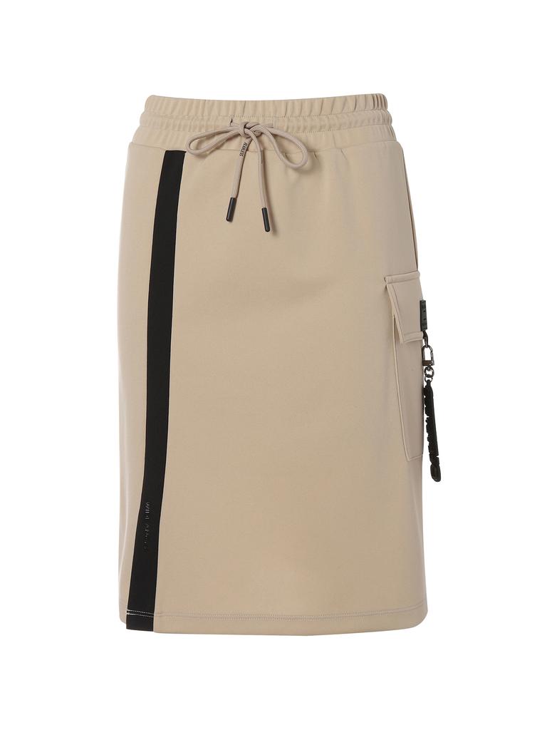 Wide Angle Women'S Pf Driving Range Middle Elastic Skirt_Beige