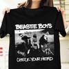 Новая футболка с логотипом Beastie Boys, хлопковая, мужская, размеры S-5XL, унисекс, летняя хлопковая футболка с принтом