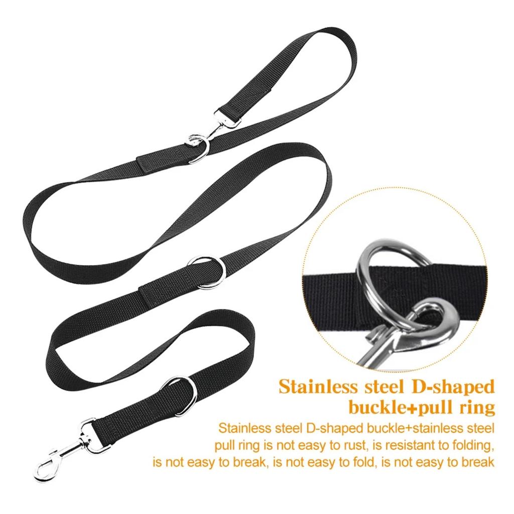 Поводок для собак Hands Free Регулируемый черный многофункциональный поводок для дрессировки собак для щенков маленьких и средних собак, принадлежности для служебных собак, можно стирать
