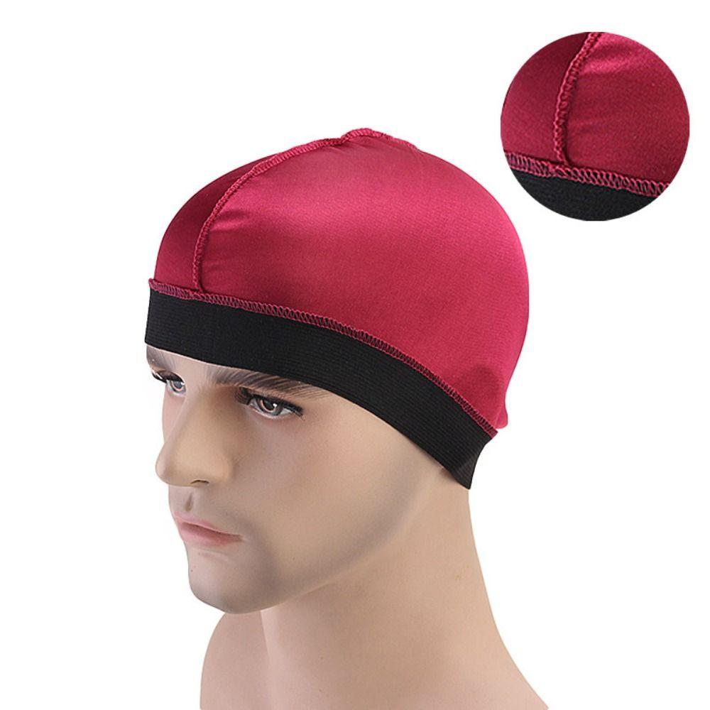 Дышащие мужские шапки Durag, эластичные многоцветные кепки Durag, капот, волнистые кепки, мужские