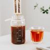 450/600ML Cold Brew Cup with Scale Filter Food Grade Large Capacity Portable Travel Tea Bottle Cold Brew Coffee Maker Jar