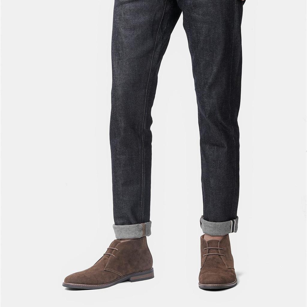 Мужские ботинки CHUKKA, мужские замшевые ботильоны в стиле ретро в американском стиле