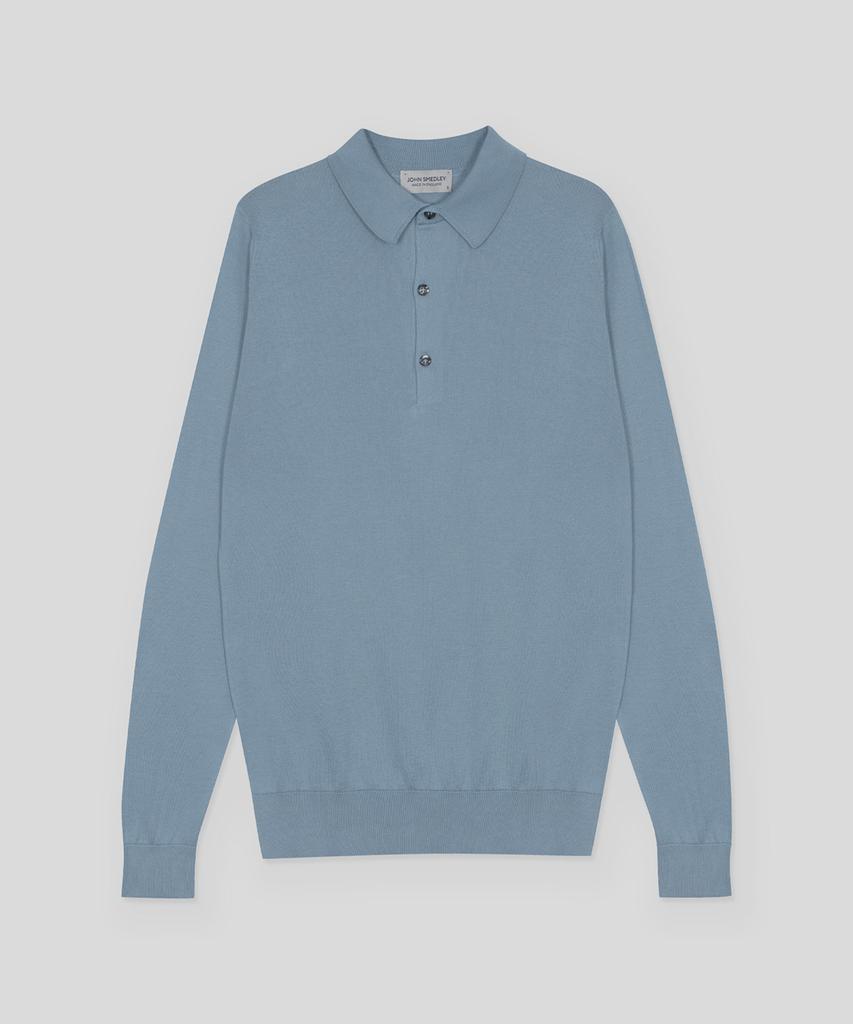 Jonseumedeulli Bradwell Sea Island Cotton Long Sleeves Polo Shirt Heritage Two 8 Colors (A Type)