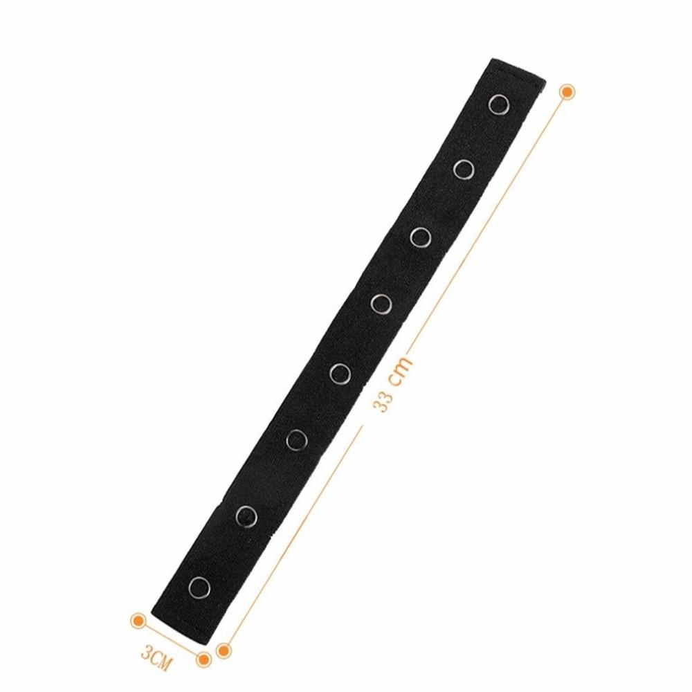Stretch Trousers Waist Belt Buckle Free Elastic Waist Extenders Elastic Expansion Buckle  Women Men