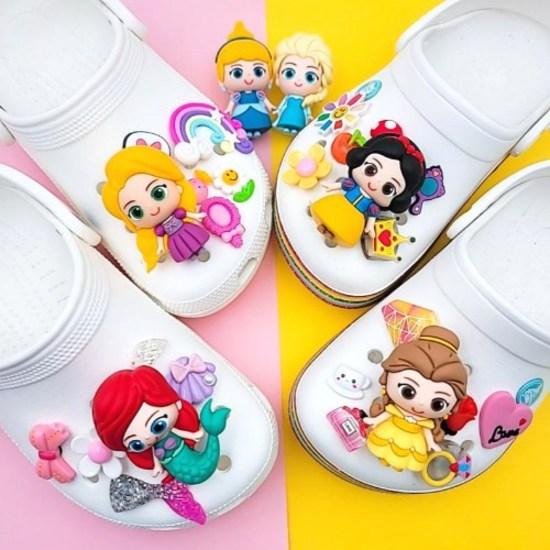 Комплект деталей обуви Jam Jam Holic Princess (6 типов), популярный персонаж в Корее