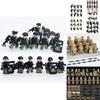 Mini Puzzle Game Set 8 Special Forces Action Figures With Removable Joints And Weapons