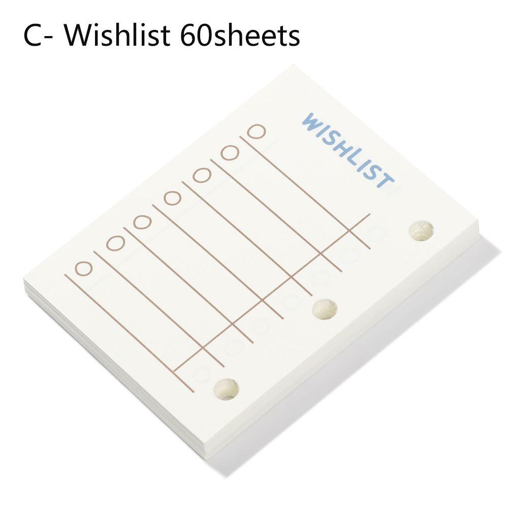 Блокнот Внутренний блок Дневник Книга Кольцевой механизм Внутренние страницы Листы для записей Сменная бумага Сменный 3 отверстия