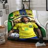 Prince Soccer printed flannel breathable and warm blanket, a stylish home gift, suitable for home, office and bedspread use. 15a166