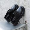Quality Men Cow Leather Platform Oxfords Lace Up Thick Tottom Black Working Male Derby Shoes Waterproof Formal Dress Shoes