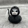 Grim Reaper Gothic Duck - Garage Kit, Unique Gothic Gifts and Collectibles, Novelty Decorations, Dark Satan Evil Duck Figurine for Desk Home Decor