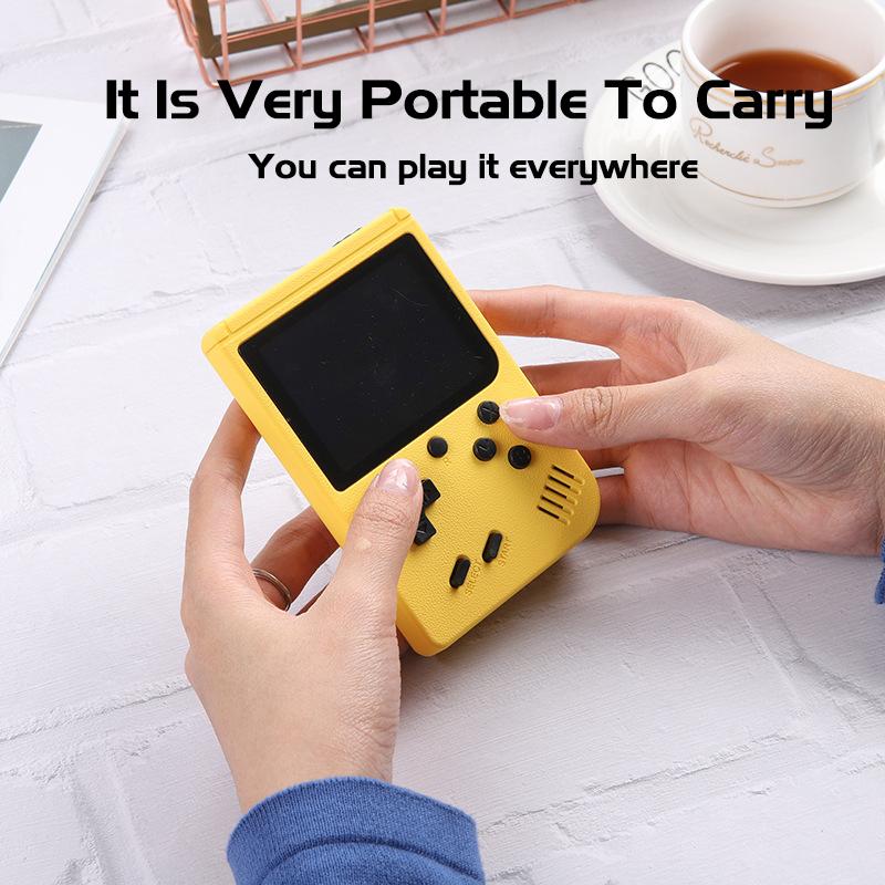 Мини-ретро-игровая портативная игровая консоль, встроенная коробка для 400 игр, классический ретро-геймпад, подарок для детей