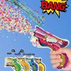 Inflatable Confetti Cannon for Kids - Handheld Ribbon Sprayer for Birthdays & Celebrations