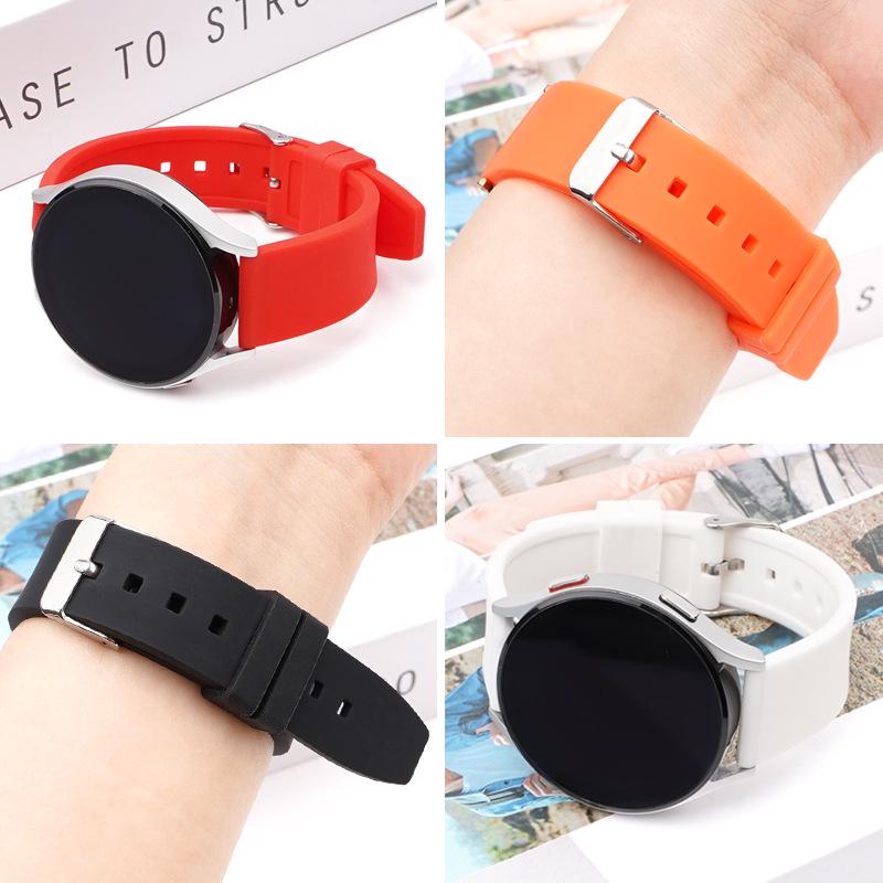 Водонепроницаемый силиконовый ремешок для смарт-часов с быстрой заменой 16-28 мм