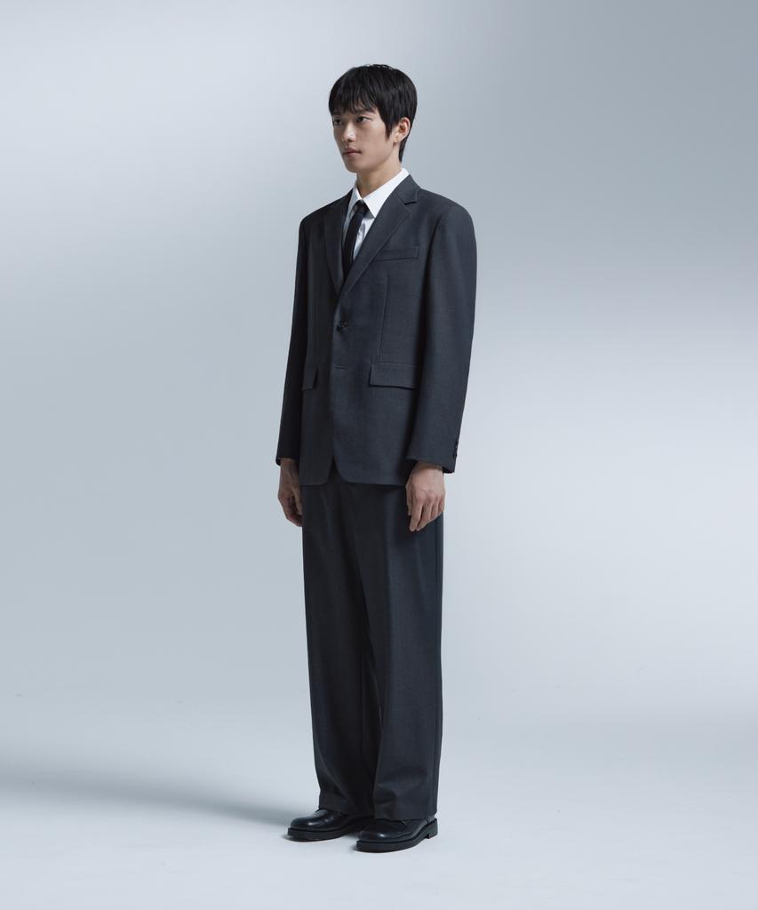 NONBLANK Loose Fit Pants_Charcoal Grey