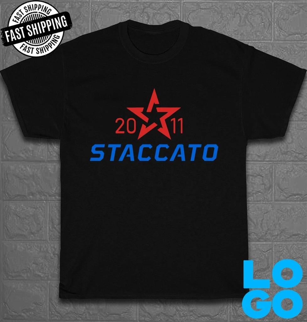 New T-Shirt Staccato Firearms Logo Men's Funny T-Shirt Made In USA Size S to 5XL