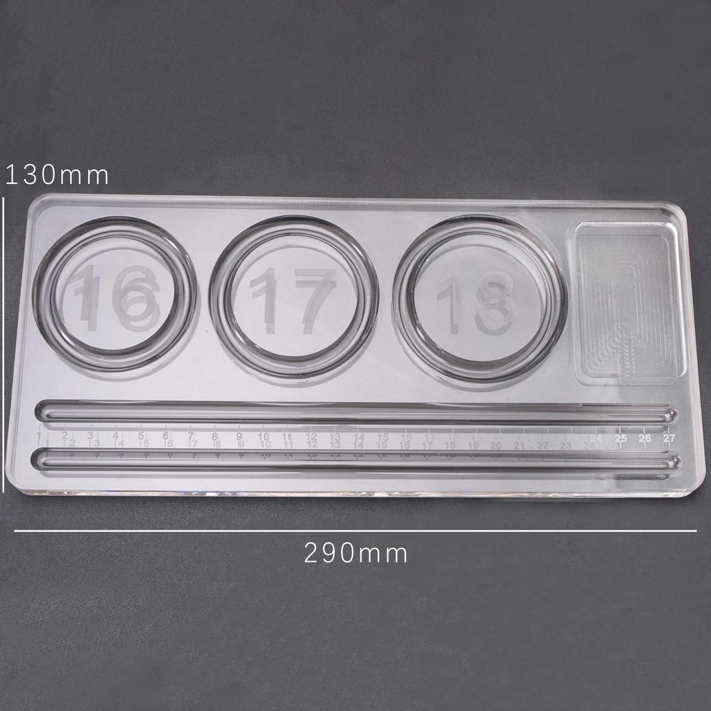 Transparent Acrylic Prop Display U-shape Bear Tool Long Bead Plate Prop