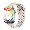Ремешок Pride Edition для Apple Watch, ремешок 44 мм, 45 мм, 40 мм, 38 мм, 42 мм, 44 мм, резиновый браслет-ремень, серия iWatch SE 3, 4, 5, 6, 7, 8, ультра 49 мм