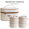 304 Stainless Steel Multi-layer Insulated Bento Box for Home or Office - Portable Single-Person Lunch Container