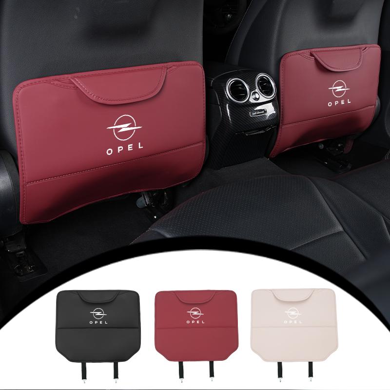 AAAYQ1 Car Seat Anti-Kick Pad Seatback Storage Protector Cover Accessories For Opel Astra Insignia Corsa Zafira Meriva Mokka Vivaro