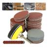 100Pcs 1inch/25mm Sanding Discs Pad Sander Disk Kits Abrasive Polish Pad Plate Sandpapers Assortments for Rotary Tool