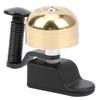 Small Mountain Bike Curved Handle Clip Bell Clear Noticeable Sound Bicycle Brass BellsGold