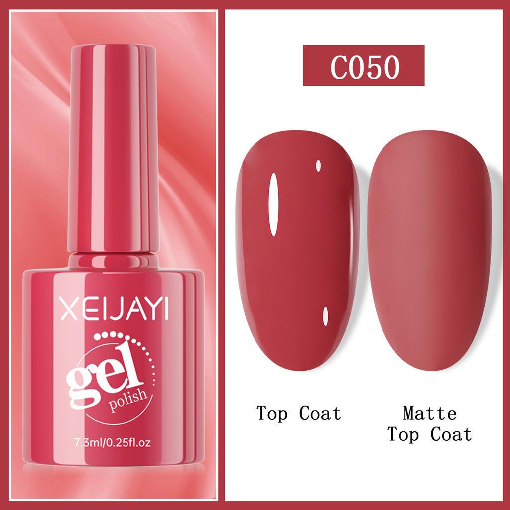 Популярный цвет Вишнево-красный True Red Solid Color Series Отбеливающий долговечный лак для ногтей Клей Фототерапия