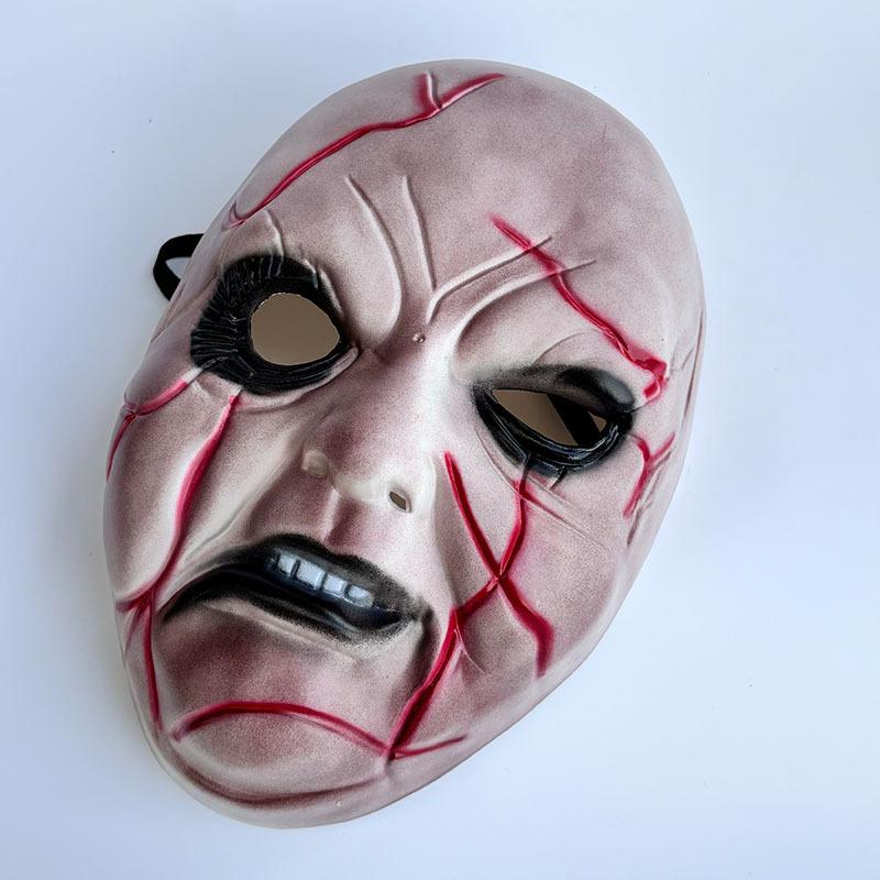 Страшное лицо Хэллоуин Костюм Вечеринка Реквизит Ужасы Косплей Маскарадные Аксессуары Для Взрослых