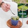 Thé vert bio Matcha en poudre 50 g + 4 pailles en inox