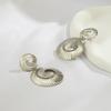 Exaggerated Big Hollowed Out Round Pendant Earrings for Women Trendy Large Drop Earrings 2026 Fashion Jewelry Accessories Female