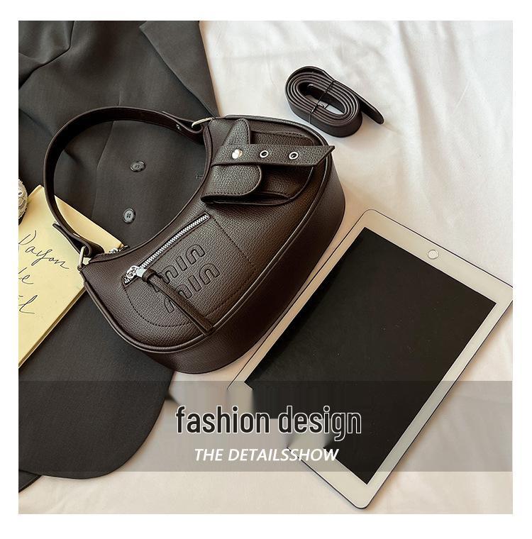 2025 Осень/Зима Модная Женская Универсальная Модная Сумка на Плечо Большой Вместимости