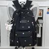 Школьный рюкзак New Mori большой вместимости для учеников средней и старшей школы Легкий женский школьный рюкзак Простой и универсальный рюкзак для кампуса