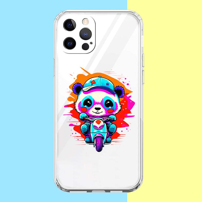 Tickle Panda Phone Case Cover for Google Pixel 8 7 6 5 4 4XL 7A 6A 5A 4A 3A 3AXLPro 5G Shockproof Silicone Transparent Shell Bag