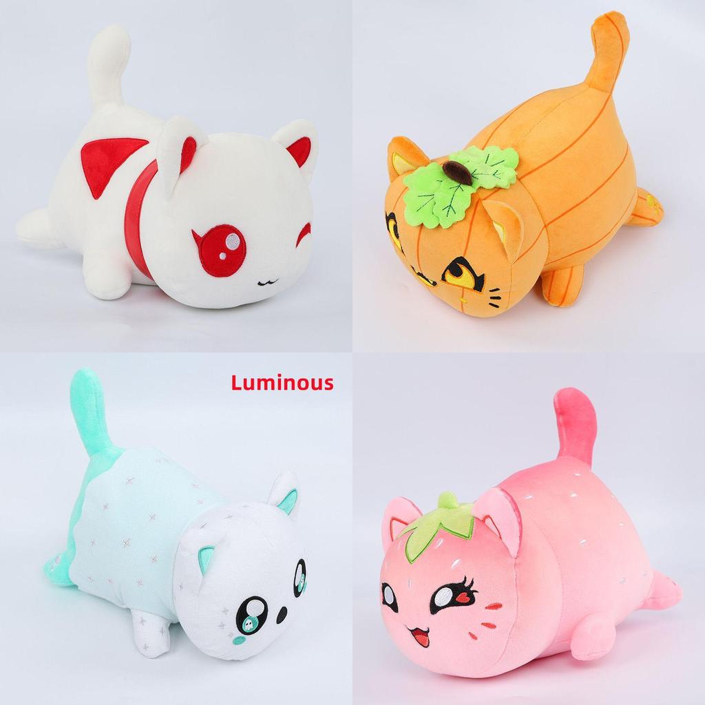 Милая плюшевая игрушка кошка Афмау, мягкая и светящаяся набивная подушка для фанатов, коллекционеров и детей