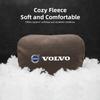Volvo Car Suede Seat Headrest Cotton Neck Pillow For Volvo V60 V40 XC90 S60 C30 XC60  V70 S90 Rdesign Auto Interior Lumbar Pillo