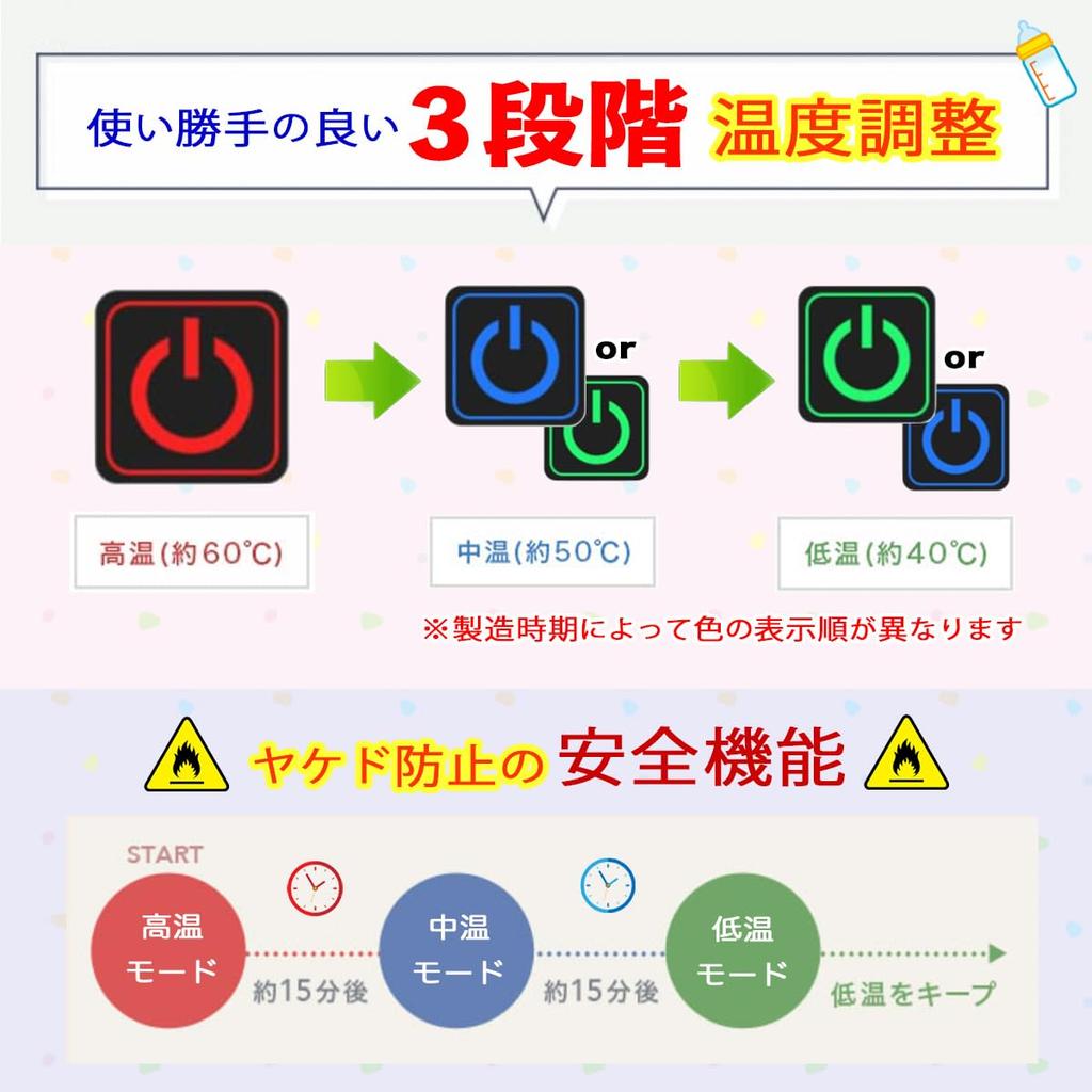 HapiChil Comfortable Milk Warmer Worker Baby Bottle Warmer with Japanese Instructions Pouch-Style [Childcare Selection] Portable, USB-Powered,