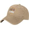 Proud Mom LGBT Pride Rainbow Washed Baseball Cap Adjustable Outdoor Casual Dad Hat