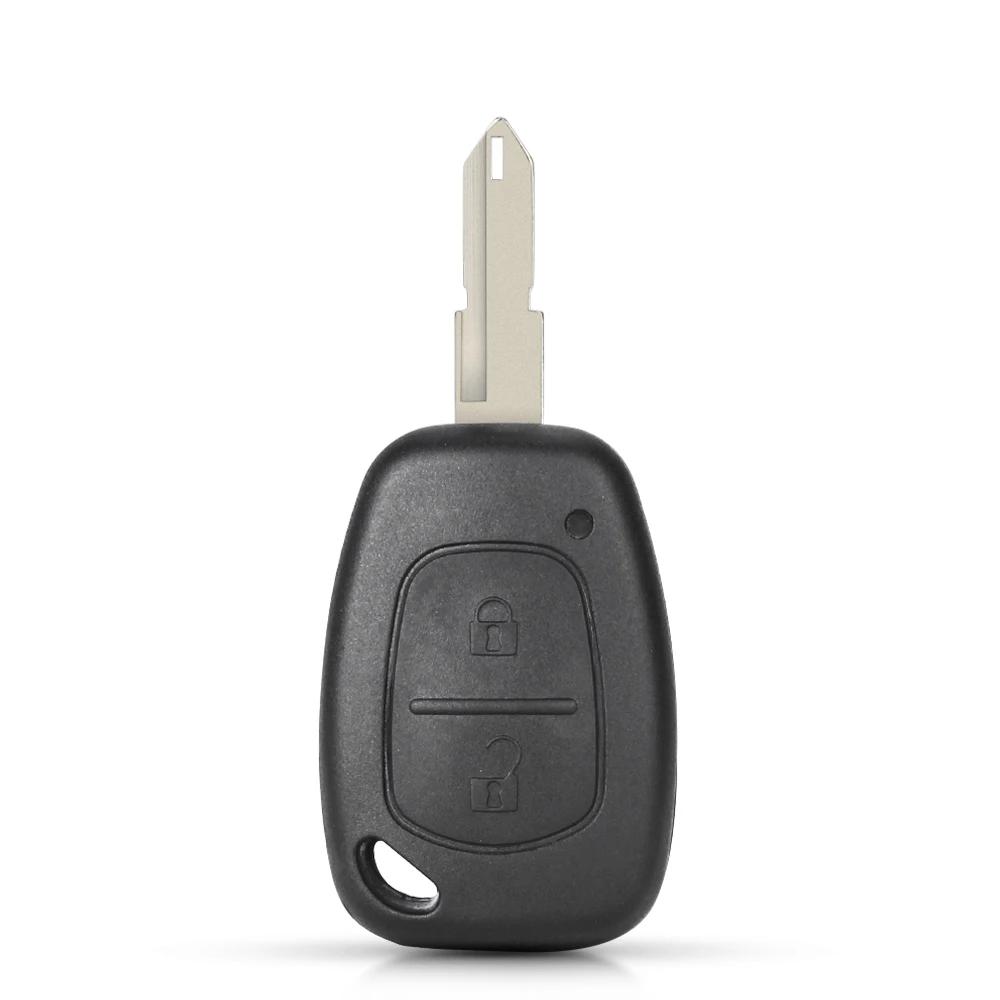KEYYOU 10X 20X 50X Remote Car Key Case Blank Shell Replacement For Renault Traffic Master Vivaro Movano Kangoo VAC102 NE72 Blade