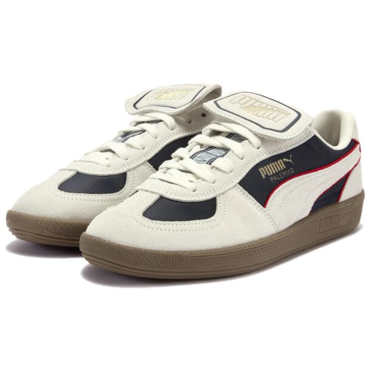 Puma Palermo Premium NL Универсальная модная прочная низкая обувь Кроссовки унисекс Синий Белый 404836-03