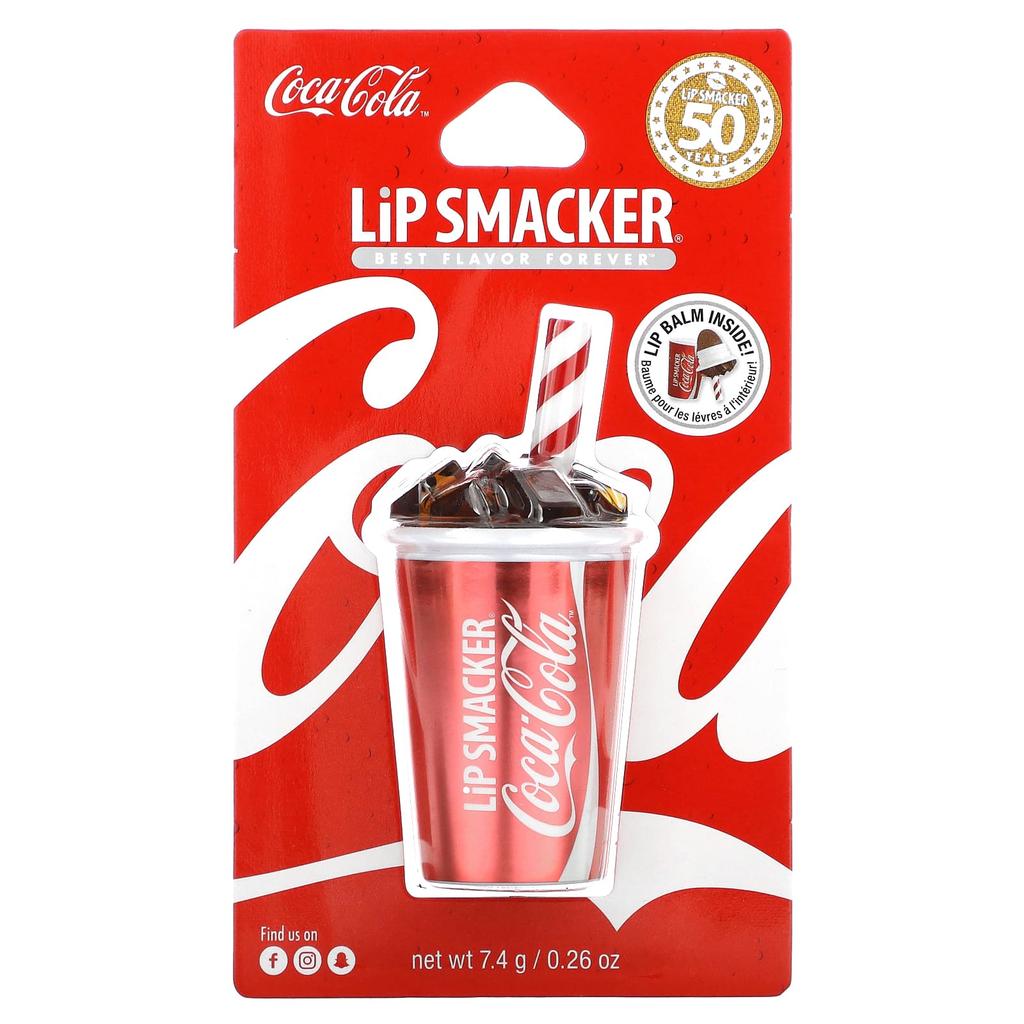 Lip Smacker Coca-Cola, Lip Balm, Cola Cup, 7.4 G (0.26 Oz)